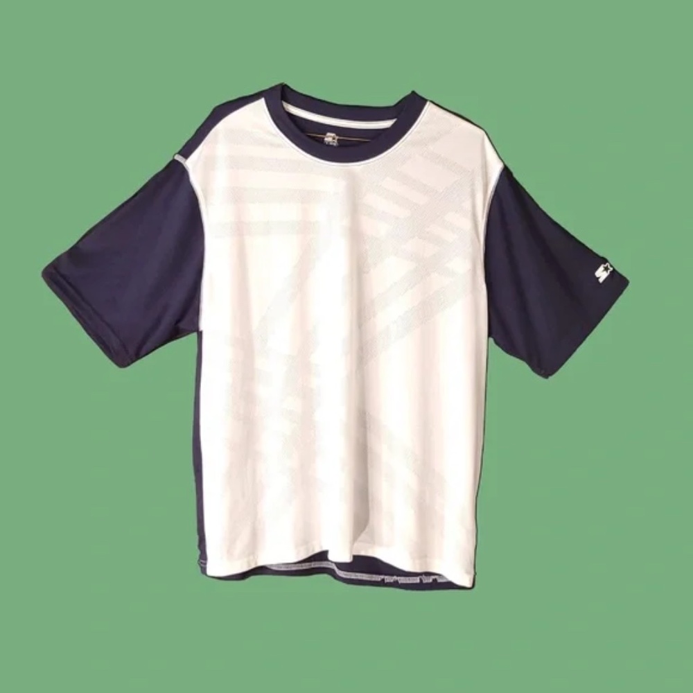 Mens Starter Two Tone Performance Dri Star Tee